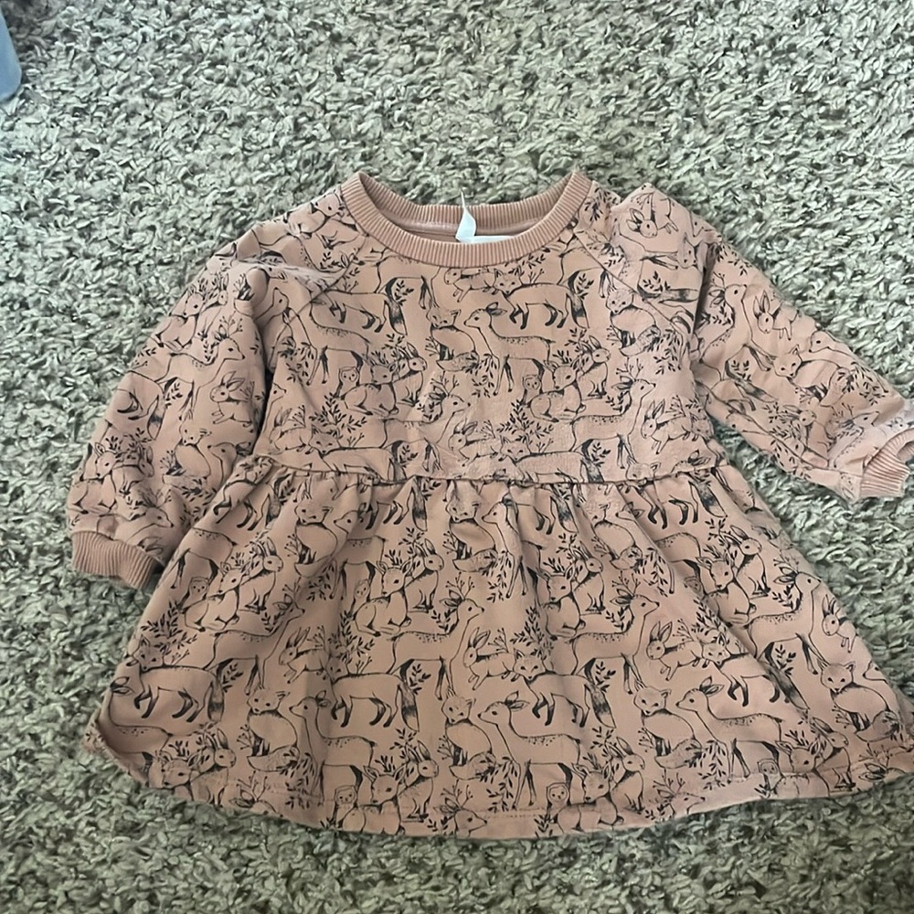 Rylee + Cru brown dress